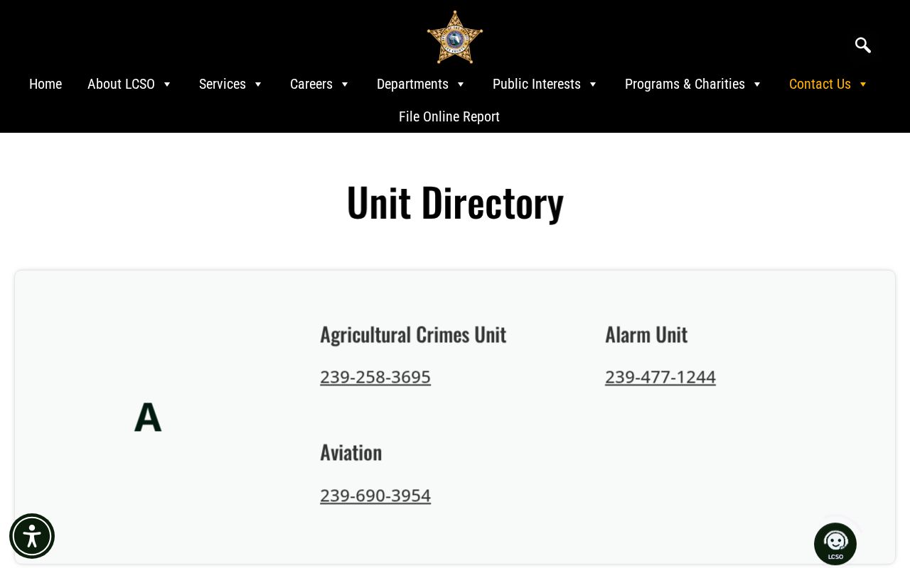 Lee County Sheriff's Office warrants and tip contact directory